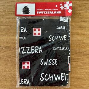 Cooking Apron Souvenir Switzerland New